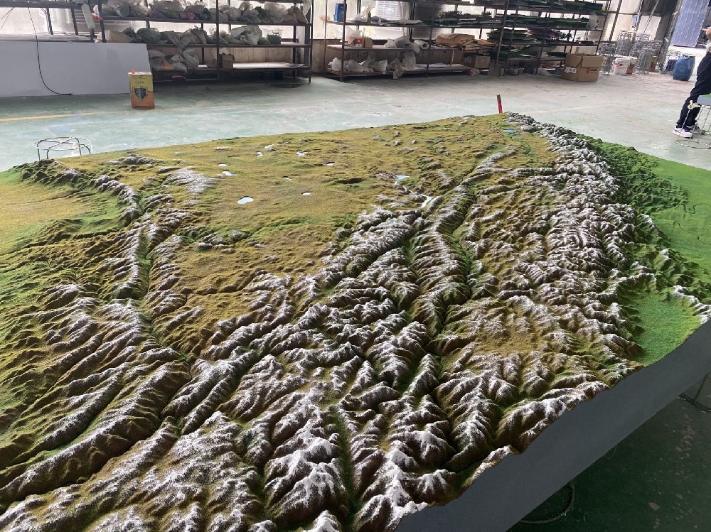 青藏地貌沙盘模型